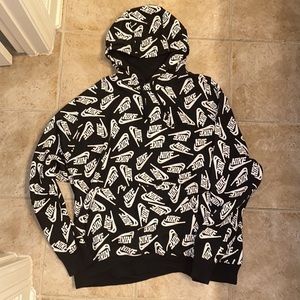 NIKE All Over Swoosh Hoodie